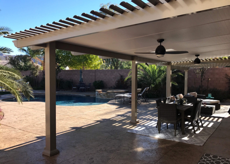 Solid Shade Patio Cover Design & Installation | Lifestyle Remodeling