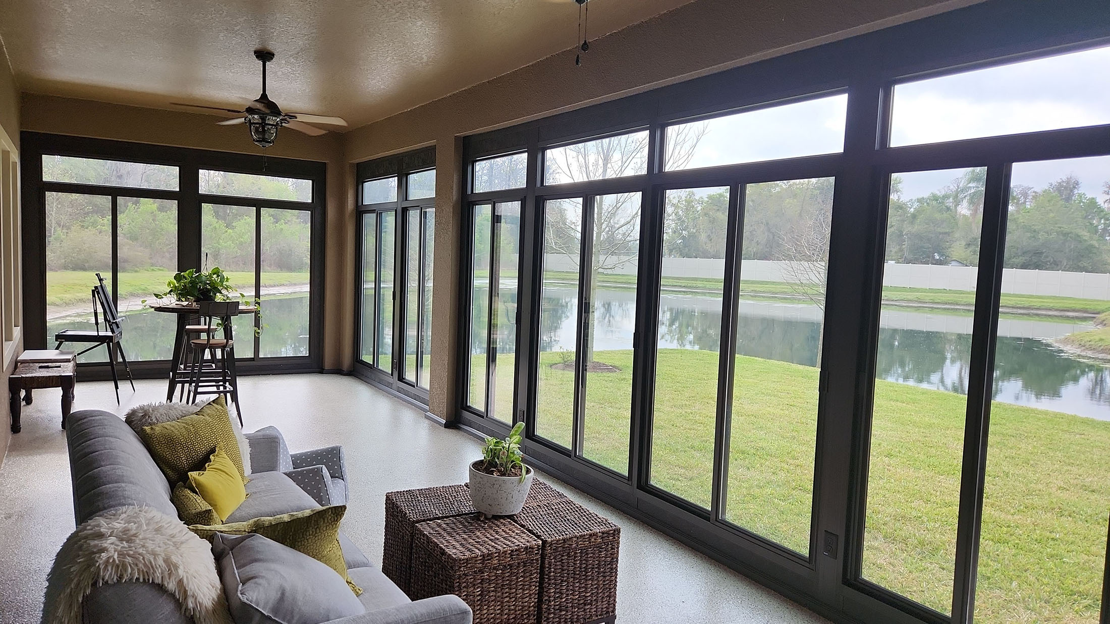 patio enclosure in Wesley Chapel, FL by Lifestyle Remodeling