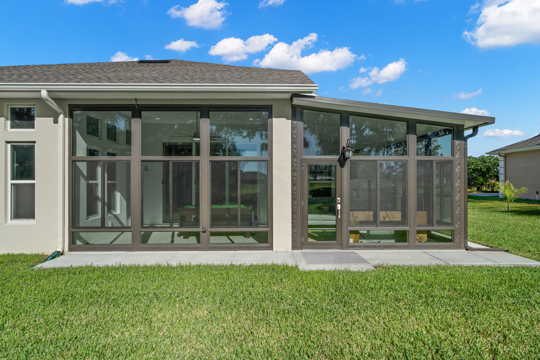 before and after sunroom