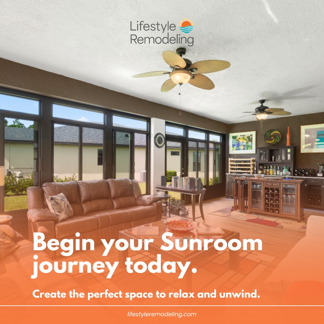 More light. More space. More living. ☀️

A custom Sunroom isn’t just an addition — it’s the space you’ll use every single day. From quiet mornings to hosting friends, this is where memories happen.💛

Ready to upgrade your home?🏠

📞 Call 813-448-3711 to schedule your FREE in-home estimate with Lifestyle Remodeling today.

Your home, upgraded.
-
-
-
#LifestyleRemodeling
#SunroomDesign
#FloridaHomes
#HomeUpgrade
#IndoorOutdoorLiving