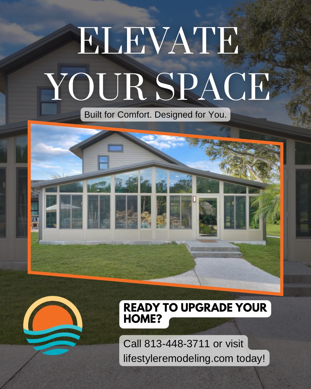 Transform your home into the space you’ve always dreamed of. ☀️ Whether it’s a Sunroom, Patio Enclosure, or outdoor living upgrade, Lifestyle Remodeling creates beautiful, functional spaces designed for the way you live.
Ready to elevate your home and enjoy more comfort, natural light, and year-round enjoyment? Let’s make it happen.
📞 813-448-3711
🌐 lifestyleremodeling.com
#LifestyleRemodeling
#SunroomDesign
#HomeImprovement
#OutdoorLiving
#FloridaHomes